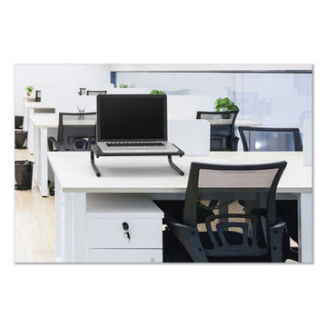 Innovera® Metal Monitor Riser, 14.63" X 9.25" X 4", Black, Supports 44 Lbs freeshipping - TVN Wholesale